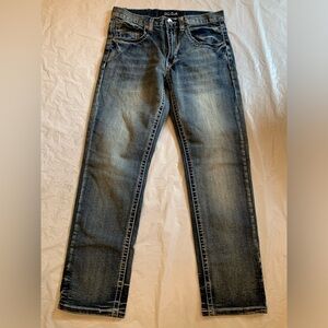 True Luck Men's Jeans Size 30x30 Straight Leg Med Wash
